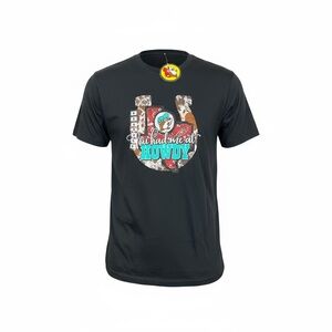Buc-ees You Had Me At Howdy Horseshoe Black Short Sleeve T-Shirt Size Small EUC